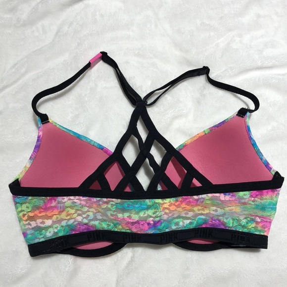 VS Pink Front-Clasp Push-Up Bra - Picture 2 of 5